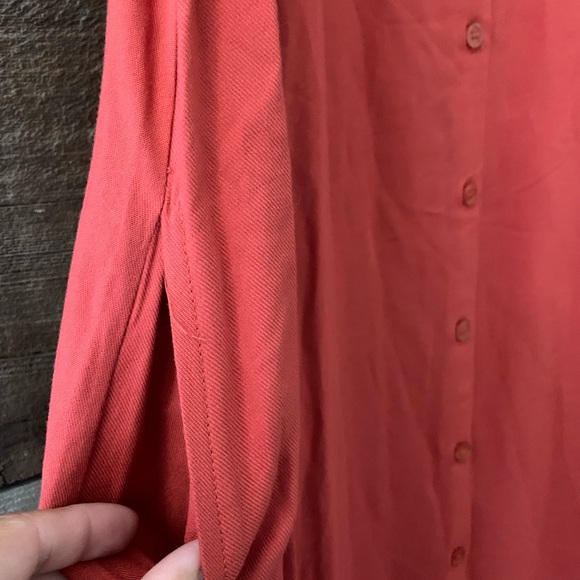 NWT NOMAD Rust Orange Button-Down Sheath Maxi Tank Dress - Picture 4 of 9